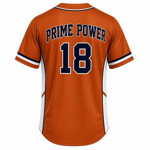Baseball Team Jersey Custom Uniform Breathable Athletic Half Sleeve Letter Sublimation 100% Polyester Apparel Manufacturer - Product Image 3