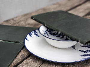 Porta Menús Profesional de Cuero Genuino de Lujo, Plegable, a Prueba de Olores, para Restaurante, Cafetería, Hotel LMC-0088 - Product Image 6