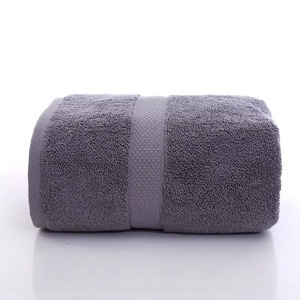 Serviette de bain douce 100% coton, écologique, séchage rapide, douce pour la peau, couleur unie, rectangulaire, teinte unie, pour usage domestique - Product Image 5