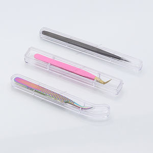 Hand Tasted Lash Extension Twezeer High Quality Curves <b>Eyelash</b> <b>Tweezer</b> Custom Logo Straight Pointed <b>Tweezer</b> - Product Image 2