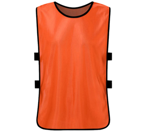 Gilet d'entraînement de football personnalisé 100% polyester léger, respirant, en maille, séchage rapide, antibactérien, pour entraînement sportif - Product Image 5