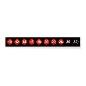 Etiqueta Indicadora de Temperatura Brady Bar, Papel Adhesivo que Cambia de Color para Monitoreo de Equipos - Product Image 1