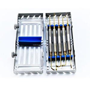 High Quality German Stainless Steel 5PCS Sinus Lift Dental Implant Instruments <b>Kit</b> Cassette Manual CE Certified Dental - Product Image 2