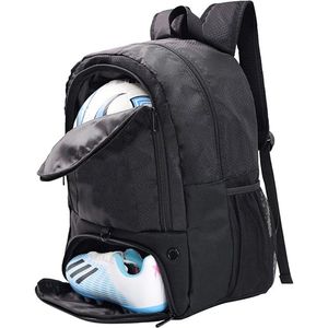 Sac à dos de football avec compartiment pour chaussures et ballon, grande capacité, sangle réglable, entraînement sportif - Product Image 2