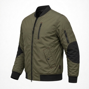 Cheap Price Outdoor <b>Men's</b> Bomber <b>Jackets</b> for <b>Men</b> Top Selling Customized Logo <b>Long</b> Sleeves <b>Men's</b> Bomber <b>Jackets</b> Wholesale - Product Image 3