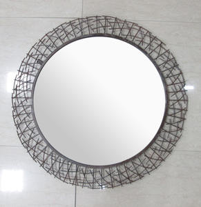 Miroir mural décoratif avec cadre pour projets d'intérieur – Vente en gros - Product Image 2
