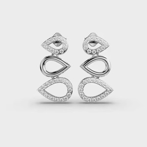 Boucles d'oreilles clous en or 18 carats jaune, rose, blanc, moissanite taille ronde, haute demande, éclat délicat au quotidien, certifiées, idéales pour un anniversaire - Product Image 4