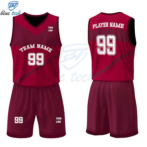 Ensemble de maillots de basket-ball pour hommes, uniforme d'entraînement, logo personnalisé imprimé, séchage rapide, respirant, sans manches, polyester, sublimation personnalisée - Product Image 2