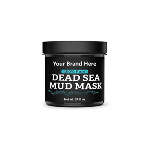 มาส์กโคลนทะเลเดดซี 24 ออนซ์ ผลิตในสหรัฐอเมริกา สำหรับผู้ชาย แบรนด์ส่วนตัว รักษาสิว ทำความสะอาดล้ำลึก อุดมด้วยแร่ธาตุ เหมาะกับทุกสภาพผิว - Product Image 1