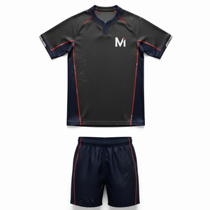 ชุดรักบี้แบบซับลิเมชั่นพร้อมโลโก้สั่งทำ กางเกงขาสั้นแห้งเร็ว ป้องกันรังสียูวี ชุดประสิทธิภาพสูง ผู้ผลิตมืออาชีพ ชุดยูนิฟอร์มรักบี้สำหรับทีม - Product Image 6