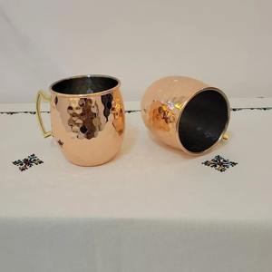 Taza de cobre para Moscow Mule, taza de cobre martillado, taza de cobre puro, taza de cobre para bebidas, taza de cobre para cerveza, taza de cobre para cócteles, Moscow Mule - Product Image 2