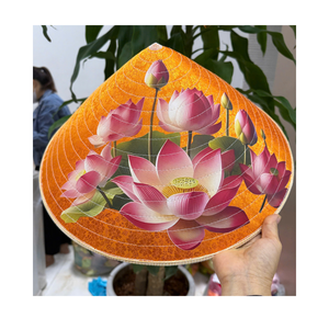 Natural Bamboo Palm <b>Leaf</b> Conical Hat Handmade Traditional Hat For Farming Beach Festival Decoration Vietnam Export Product - Product Image 1