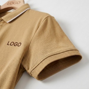 Custom <b>Men</b> <b>Brown</b> Polo <b>Shirts</b> Wholesale Casual Short Sleeve T <b>Shirts</b> Cotton <b>Brown</b> Polo Tops Tipped Collar <b>Men</b> Golf Polo <b>Shirt</b> - Product Image 3