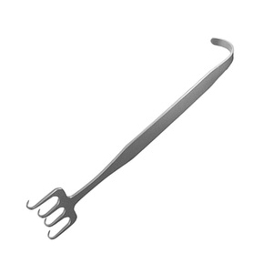 Râteau à 4 lames Freeman 22 mm en acier inoxydable réutilisable – Instrument chirurgical pour la rétraction tissulaire en chirurgie plastique - Product Image 6
