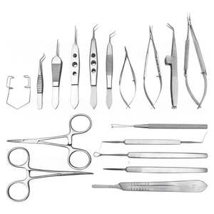 Kit de Sutura Oftálmica para Cirugía de Cataratas, 21 Piezas, Acero Inoxidable Alemán, Instrumentos Quirúrgicos Reutilizables, CE, por Dentavex - Product Image 1