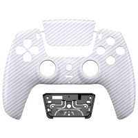 Coque redessinée eXtremeRate Luna Coque avant personnalisée avec impression par transfert d'eau pour coque compatible avec la manette PS5