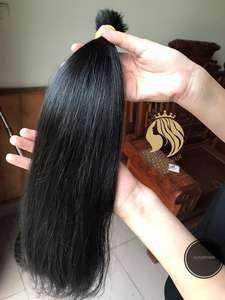 CDYHAIR Cheveux Humains Bruts Vietnamiens Premium en Vrac 100g Couleur Noir Naturel Direct Usine Sans Silicone Sans Mélange Qualité Longue Durée - Product Image 2