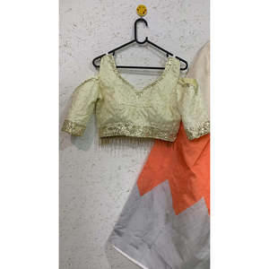Ropa de fiesta de diseñador para mujer Lehenga Choli con Conjunto elegante de trabajo secuencial - Product Image 3