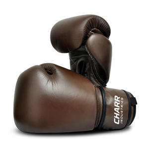 Guantes de Boxeo de Cuero de Alta Calidad, Ligeros y Cómodos, con Logotipo Personalizado, Correa de Muñeca Ajustable, Antideslizantes, Gran Venta - Product Image 1