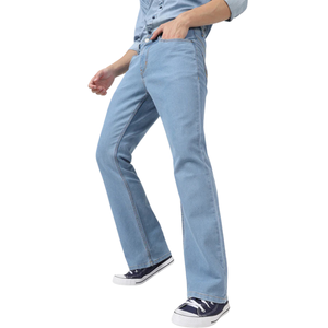 Jeans de Mezclilla Rectos para Hombre, Corte Clásico Elástico, Transpirables, Impresión 3D, para Toda Temporada, OEM, ODM, Venta al por Mayor - Product Image 2