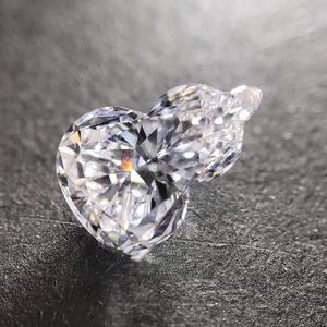 Diamant blanc de laboratoire Calabash Cut, couleur E, clarté VS1, excellente taille, pour la fabrication de bijoux - Product Image 1