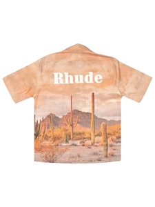 Chemise de plage en Polyester, avec boutons sur le devant, imprimé personnalisé, pour hommes, nouveau - Product Image 3