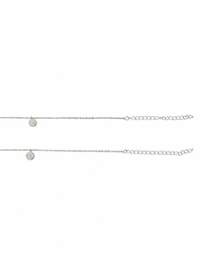 925 Sterling Silver Charm <b>Anklet</b> with Cubic Zirconia Circle and Disc Charms High Polish Women Jewelry Daily Wear Gift Beach Part - Product Image 4