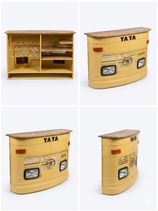 Best Selling Iron Wooden <b>Bar</b> <b>Table</b> - Product Image 5