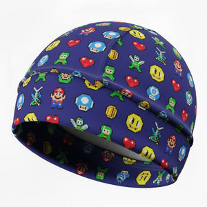 Custom Skull <b>Caps</b> Jacquard Beanie Knitted Beanies with Silk Inside Satin Lining Running Beanie <b>Hats</b> 2026 - Product Image 4