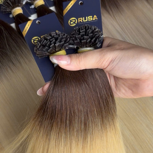 Extensiones de Cabello con Punta Plana al por Mayor, Textura de Cabello Liso/Ondulado/Rizado, Personalizadas, de Alta Calidad, Precio al por Mayor, ¡Oferta Caliente Ahora! - Product Image 3