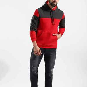 Vente en gros d'usine, sweats à capuche personnalisés avec logo, sweats à capuche en polyester unis pour hommes, sweats à capuche surdimensionnés pour impression - Product Image 3