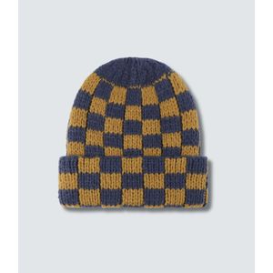 Jilani Handicraft Checkerboard Pattern Insulated & Down Cuffed Beanie Hat 350g - Product Image 3