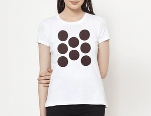 Camiseta de Manga Corta para Mujer, Cuello Redondo, 100% Algodón, Tallas Grandes, Ajustada, de Alta Calidad - Product Image 6