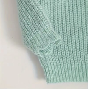 Pull en tricot doux et confortable pour filles, design tendance, décontracté pour le printemps, 100% coton, à capuche - Product Image 4