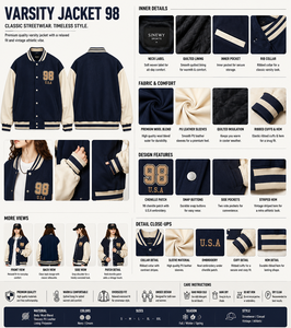 Sinewy Sports Manufacturers for Clothing Brand Custom Print Embroidered Letterman <b>Jackets</b> Varisity <b>Jackets</b> for <b>Men</b> for Women - Product Image 4