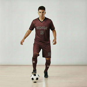 Ensembles de maillots de football en gros, broderie 3D, personnalisation, tenue de sport, kit uniforme, 100% polyester - Product Image 1