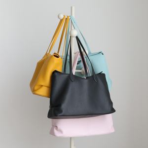 Designer Style Genuine <b>Leather</b> Tote Bag Women Large Capacity Shoulder <b>Purse</b> Real <b>Leather</b> Work Handbag Custom - Product Image 5