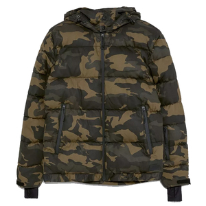 เสื้อแจ็คเก็ตพัฟเฟอร์แฟชั่นลำลองลายพรางสำหรับผู้ชายไซส์ใหญ่ รุ่น CP-MPJ-10 พร้อมฮู้ดและซิป - Product Image 1