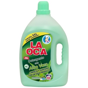 Venta de Esencia de Aloe Vera de Calidad Inmejorable "<span class=keywords><strong>LA</strong></span> OCA ALOE VERA" Botella Detergente Líquido de Lavandería de 5 Litros a Precio Razonable - Product Image 1