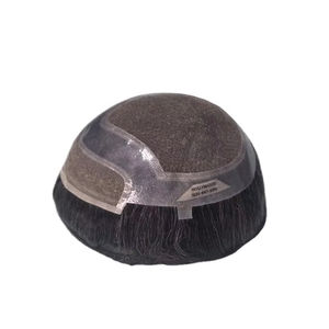 Taz Hair BD Prótesis Capilar de Cabello Humano Remy Indio con Onda Natural y Frente de Encaje, Calidad Premium - Product Image 1