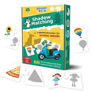 Le jeu de puzzle d'association d'ombres d'arbres 60 pièces, thème dessin animé, imprimé sur papier, jouet éducatif pour enfants de 4 ans et plus - Product Image 3