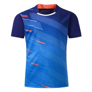 Factory Price Custom Plus Size Short Sleeve 100% Polyester Breathable Quick Dry <b>Badminton</b> Jersey Fashion Sublimation - Product Image 1