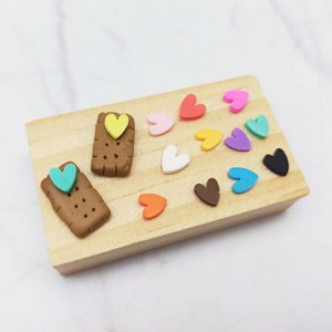 Polymer Clay Heart Slice Miniature Dollhouse <b>Accessories</b> Assorted Colors DIY Craft for ages 14+ - Product Image 6