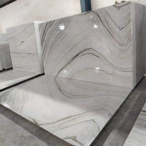 Marbre blanc avec veines noires Dalle de luxe blanche Gamme de marbre Indo italien pour murs et sols Marbre assorti en gros - Product Image 2