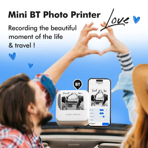 Mini Imprimante <span class=keywords><strong>Portable</strong></span> pour <span class=keywords><strong>Android</strong></span> iOS, Cadeau Idéal pour Étudiants, Imprimante Mobile Sans Fil pour Devoirs et Notes d'Étude, Personnalisation OEM ODM - Product Image 2