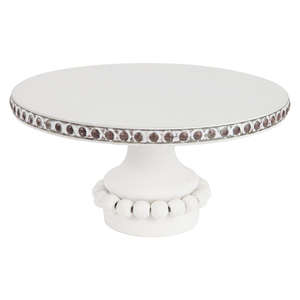 Plateau en bois à pieds blanchis à la chaux Riser Support de piédestal de ferme en bois pour décoration de gâteau et affichage Support de gâteau rustique au prix d'usine - Product Image 5