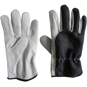 General Purpose Use Durable Safety Driving <b>Gloves</b> New Trending Product Custom Logo Goatskin Grain Leather <b>Driver</b> Working <b>Gloves</b> - Product Image 1