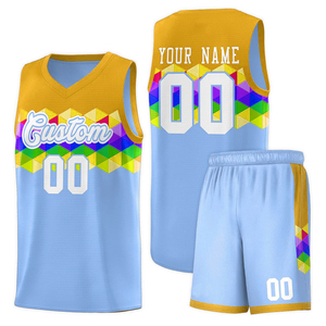 Conjunto de Uniforme de Baloncesto Personalizado, Blanco, Rojo y Verde, Impresión por Sublimación, Poliéster Transpirable, Jersey de Equipo Unisex para Adultos con Número - Product Image 2