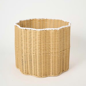 Elegante Cesta Alta de Ratán, Cesta de Almacenamiento con Estilo para Sala de Estar, Dormitorio, Organización del Hogar - Product Image 1