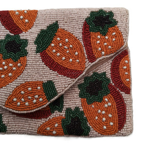 Fashion Designer Beaded Portable Evening Clutch <b>Handbag</b> Luxury Wedding Party Bridal High Quality Embroidery <b>Chain</b> Daily Use - Product Image 4